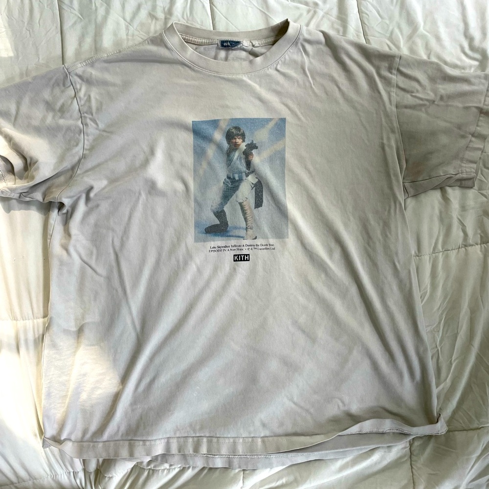 Kith Star Wars Luke Skywalker Shirt Sandrift FW21